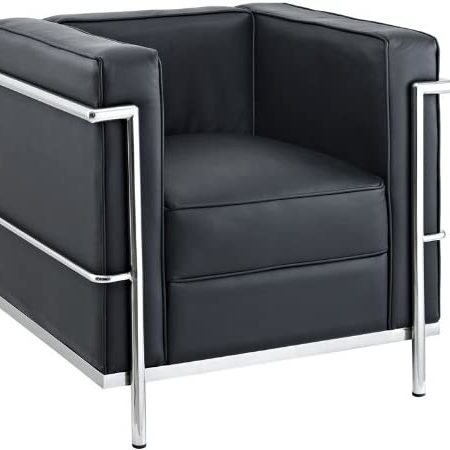 Poltrona le corbusier pelle nera