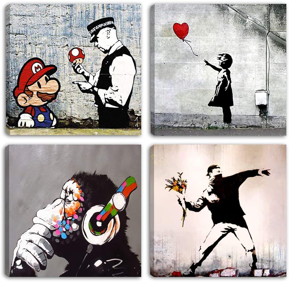 Quadro moderno Bansky