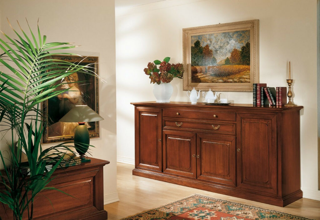 credenza classica ante cassetti