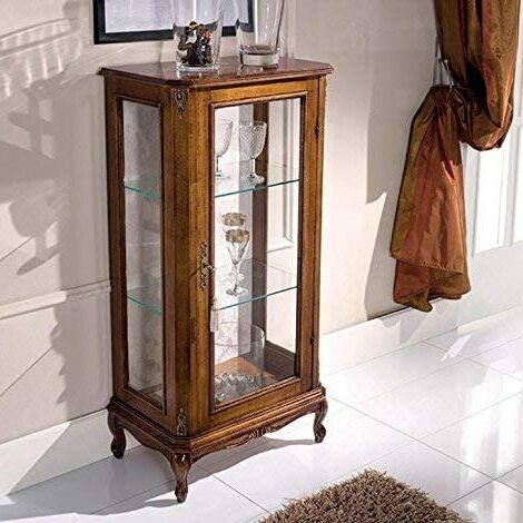 vetrinetta classica legno argentiera