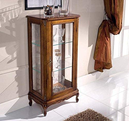 vetrinetta classica legno argentiera