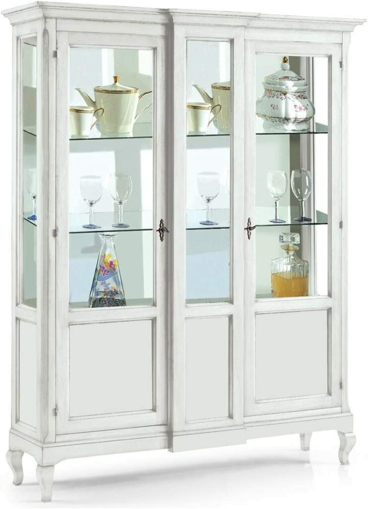 vetrinette shabby chic bianco