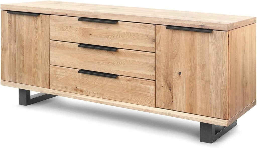 madia legno massello moderna