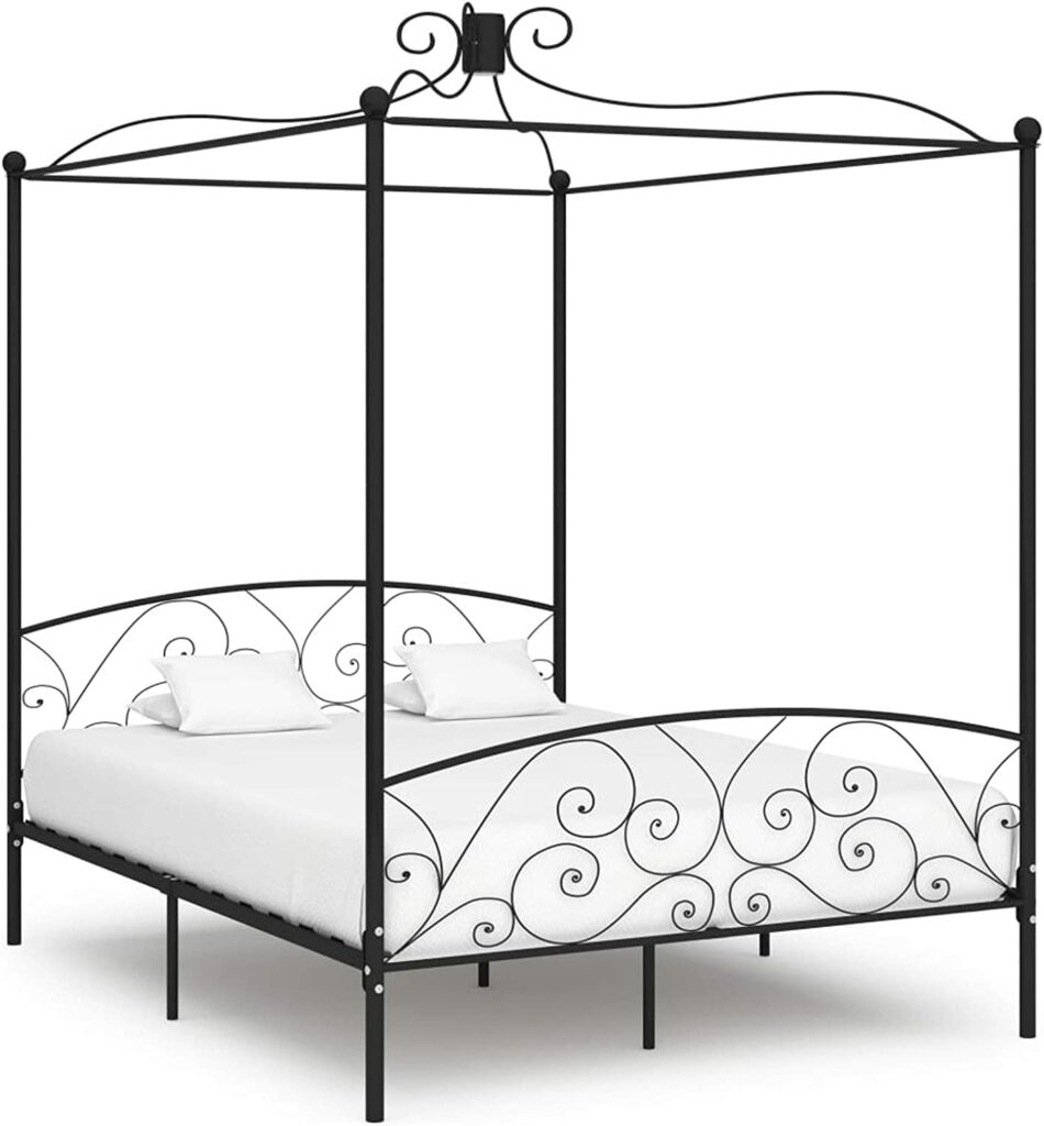 letto matrimoniale a baldacchino