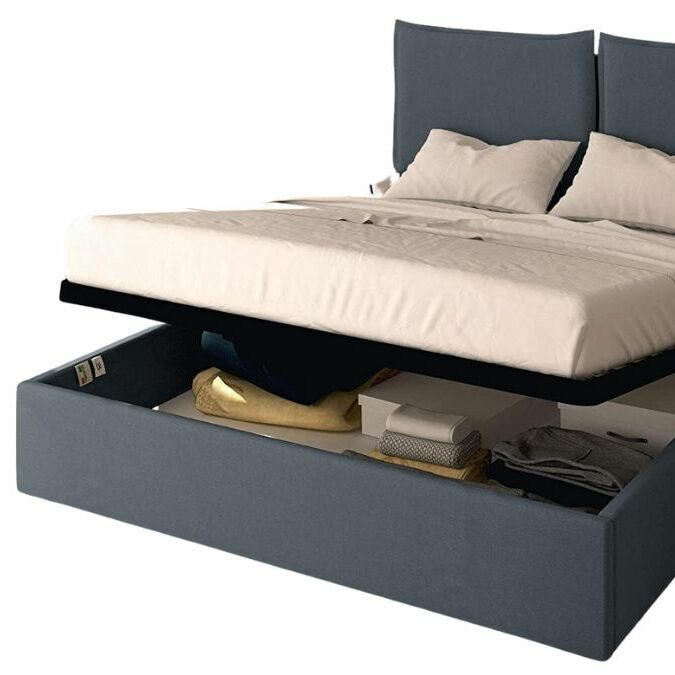 letto matrimoniale con contenitore