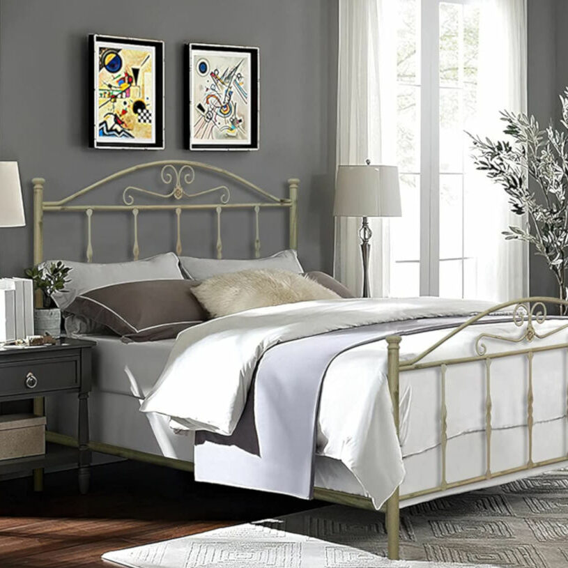 letto matrimoniale ferro battuto