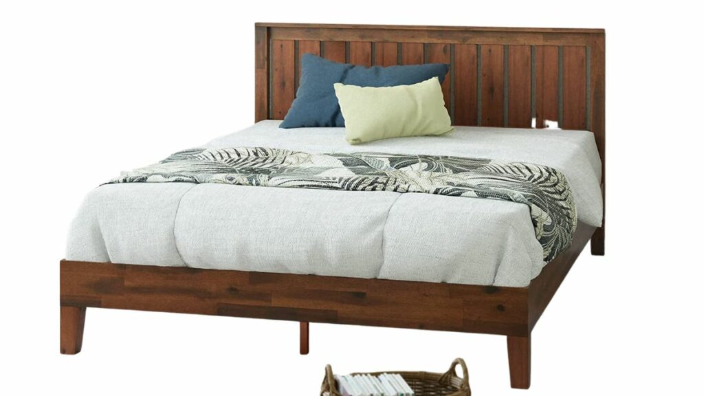 letto matrimoniale in legno